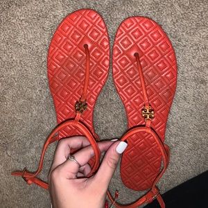 Tory Burch Women's Emmy Leather Thong Sandals